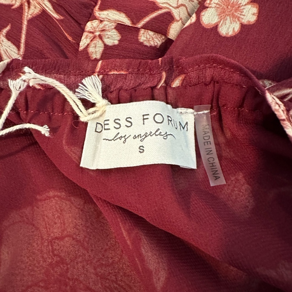 Dress forum size small fun bohemian floral long sleeve dress. - Picture 14 of 16